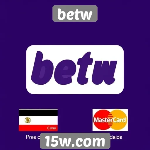 Opções de pagamento disponíveis no betw